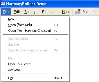File Menu